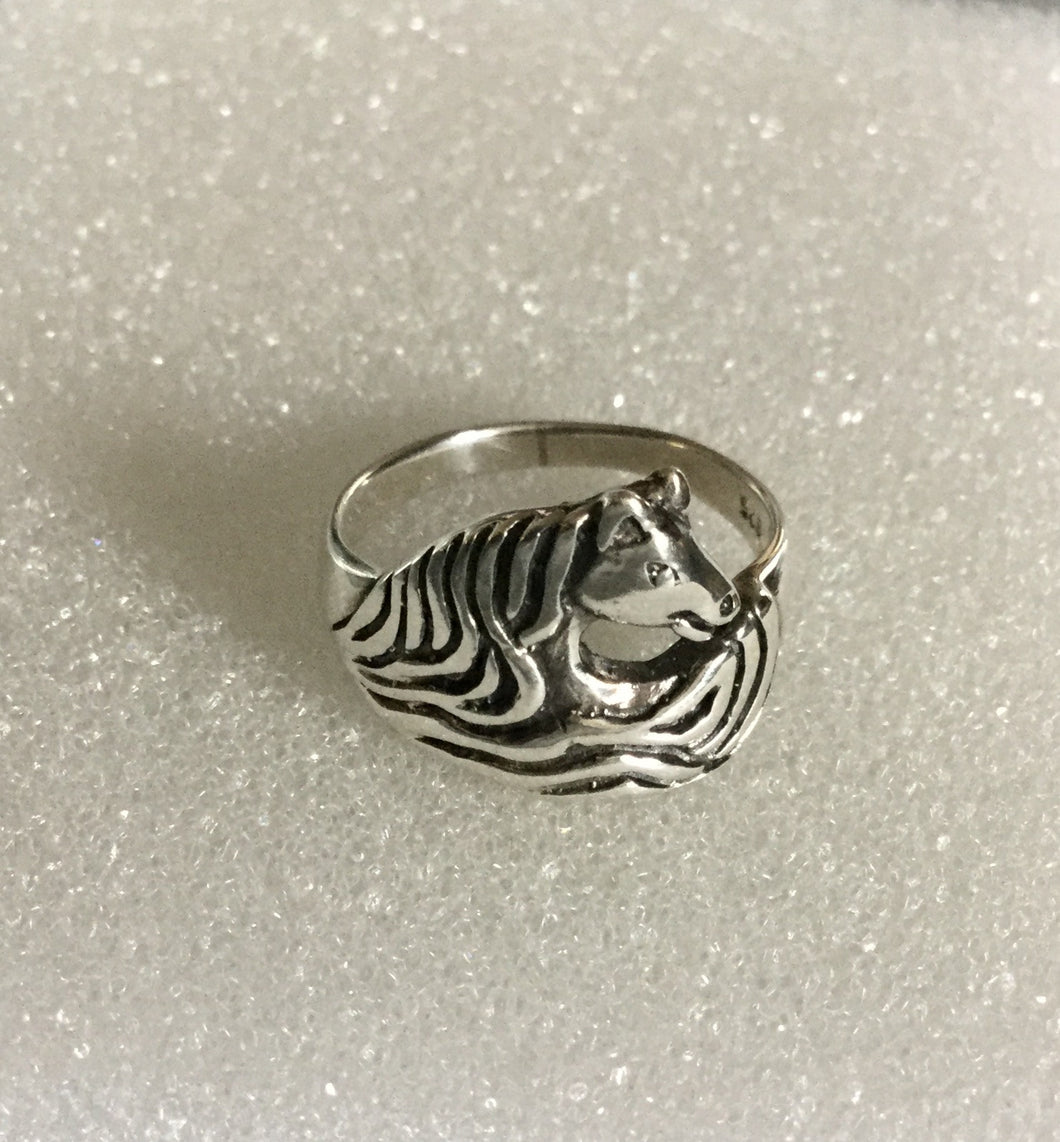 Silver Horse Ring