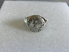 Small round face Tree of Life Ring