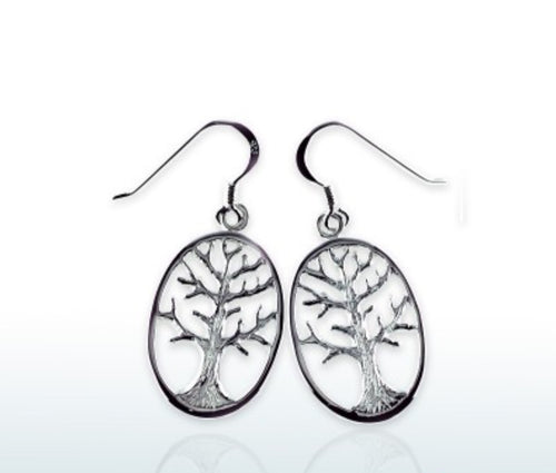 Tree of life oval shape Earring