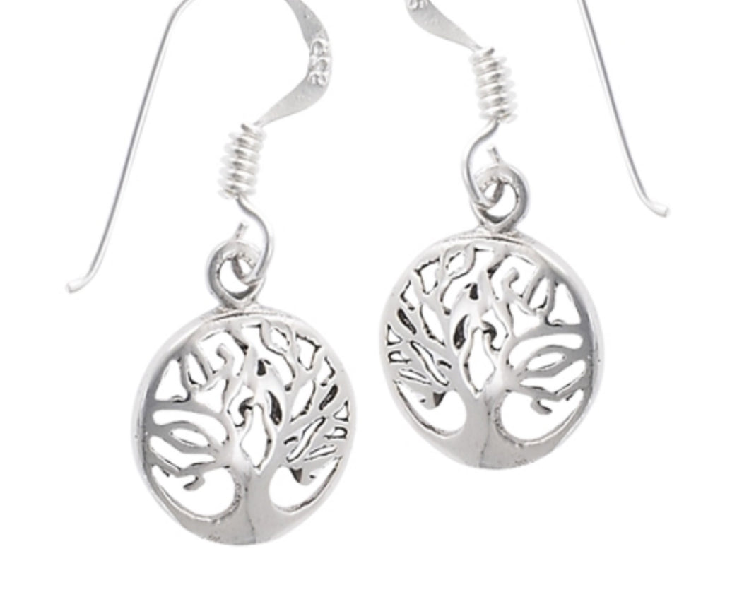 Tree of Life small round Earrigns