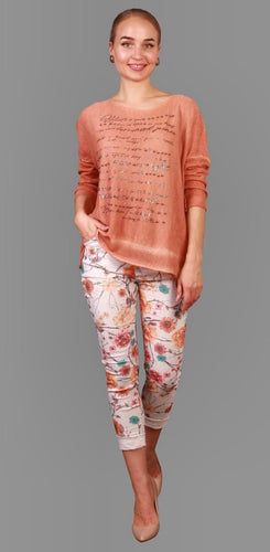 Floral Multi colour print pant