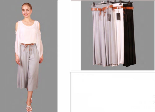 Wide Belt Culottes